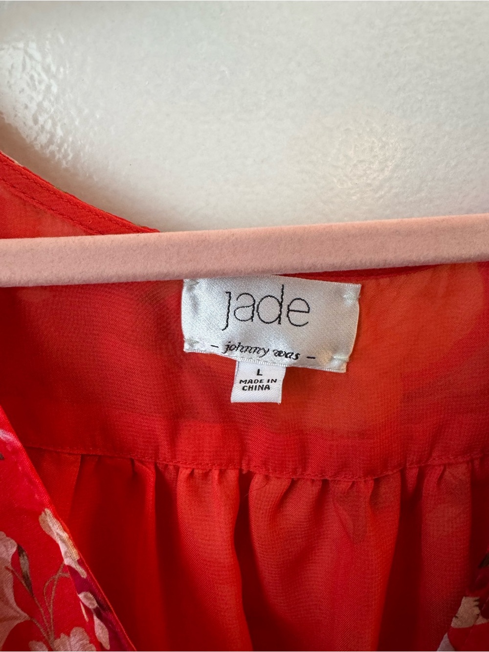 Johnny Was-Jade Red Floral V-Neck Sleeveless Maxi Dress - Picture 4 of 6